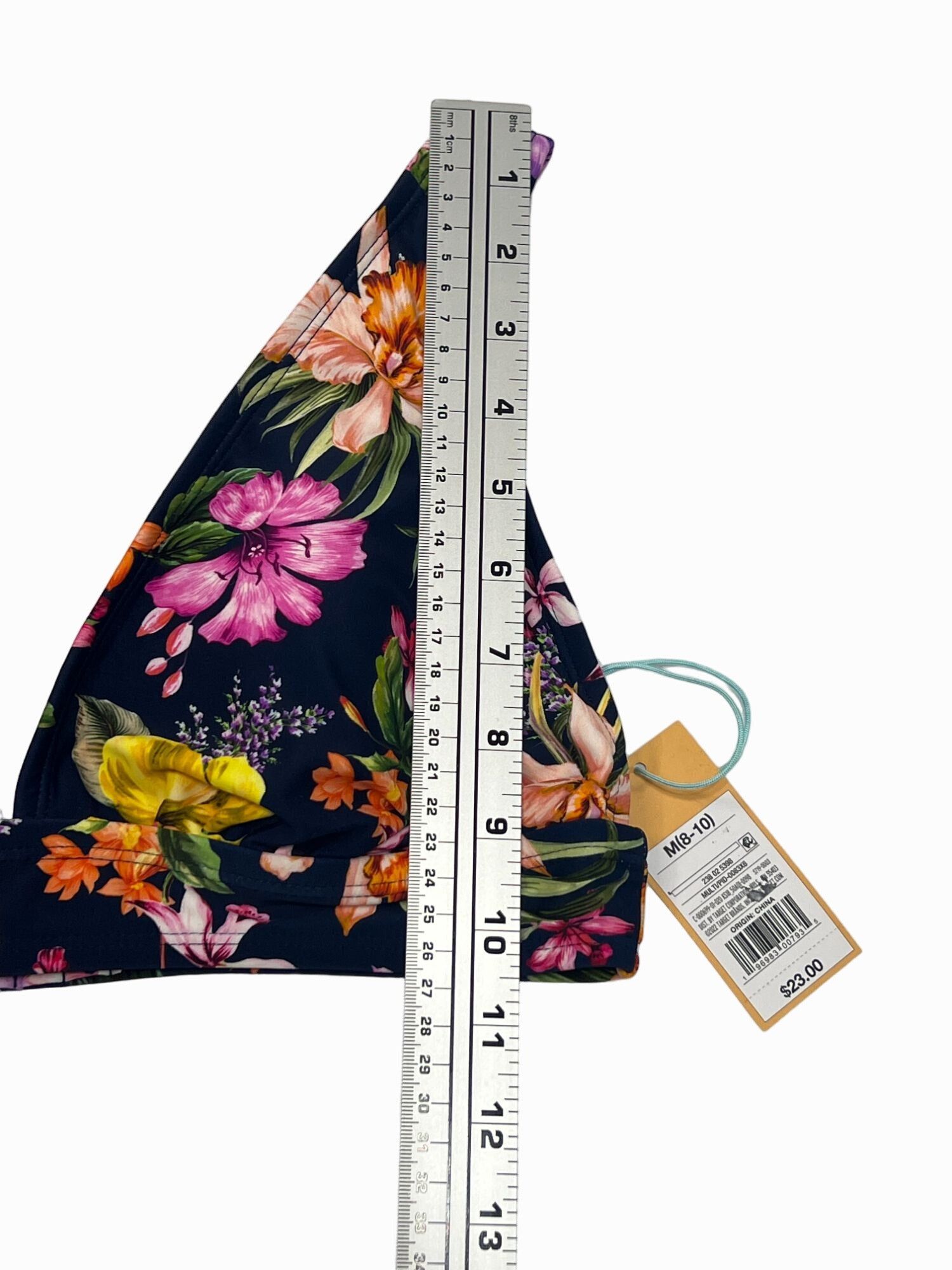 Other Kona Sol - Women's Tropical Print Longline Bikini Swim Top - Size ONE SIZE - 6 Thumbnail