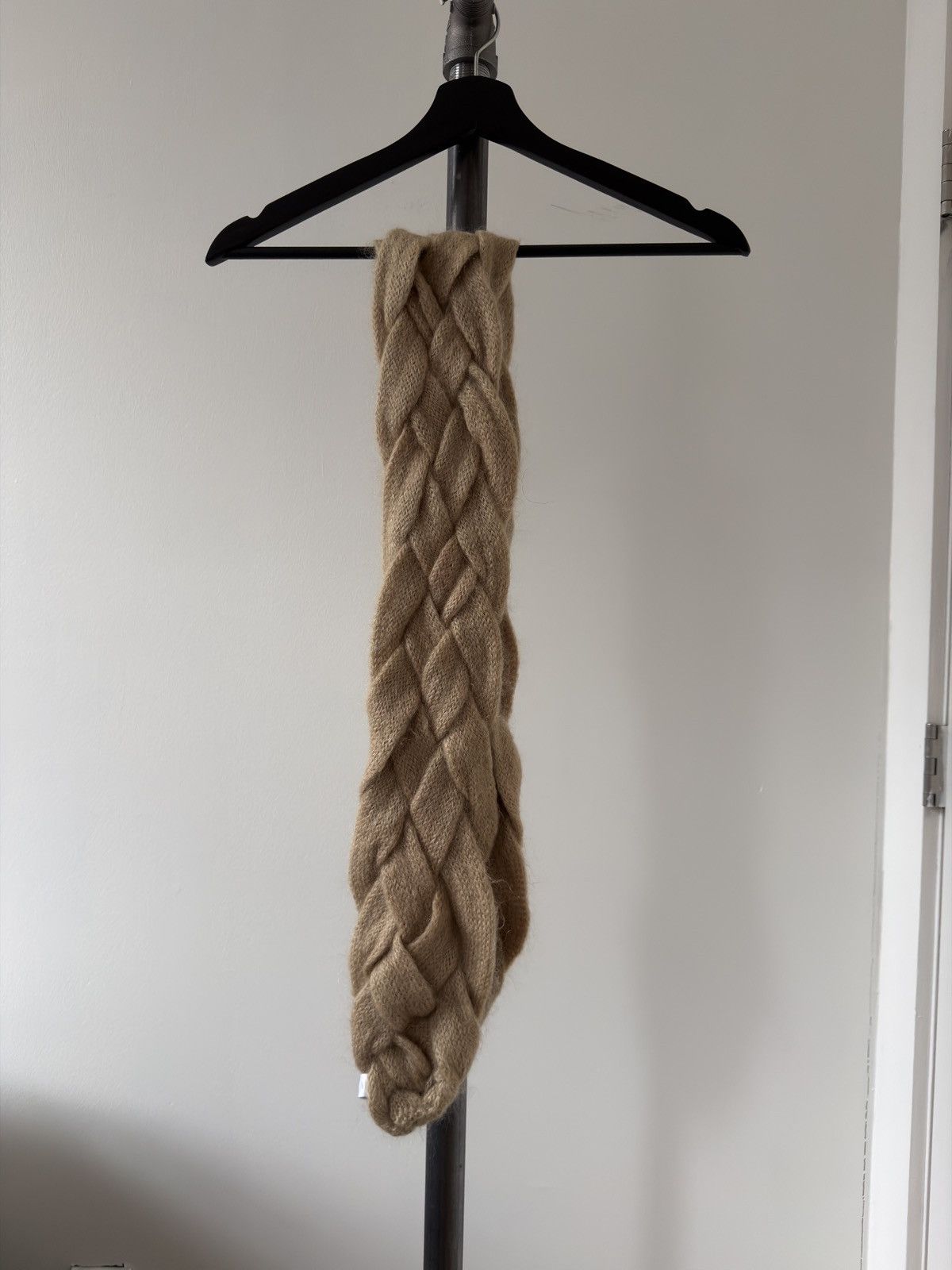 Veronique Branquinho Mohair Braided Scarf Size ONE SIZE - 1 Thumbnail