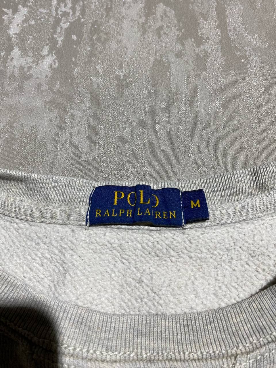 Polo Ralph Lauren × Vintage Mens Polo Ralph Lauren Grey Sweatshirt Crew Neck Small Logo Size US M / EU 48-50 / 2 - 5 Thumbnail