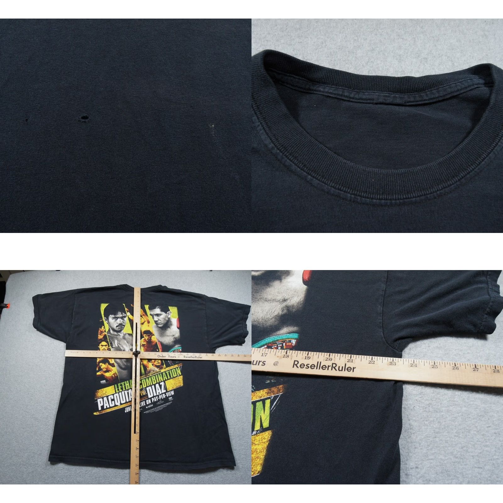 Vintage Vintage Manny Pacquiao Shirt Mens XL Black Boxing Tee David Diaz 2008 Pacquiao Shirt Mens XL Black Boxing Tee 2008 Size US XL / EU 56 / 4 - 8 Thumbnail