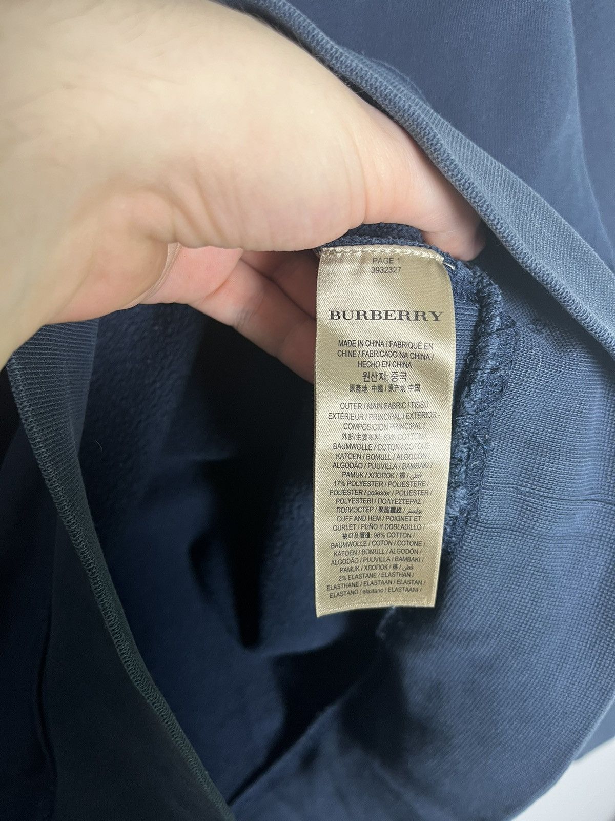 Burberry 🟦 Burberry Crewneck Size US M / EU 48-50 / 2 - 4 Thumbnail