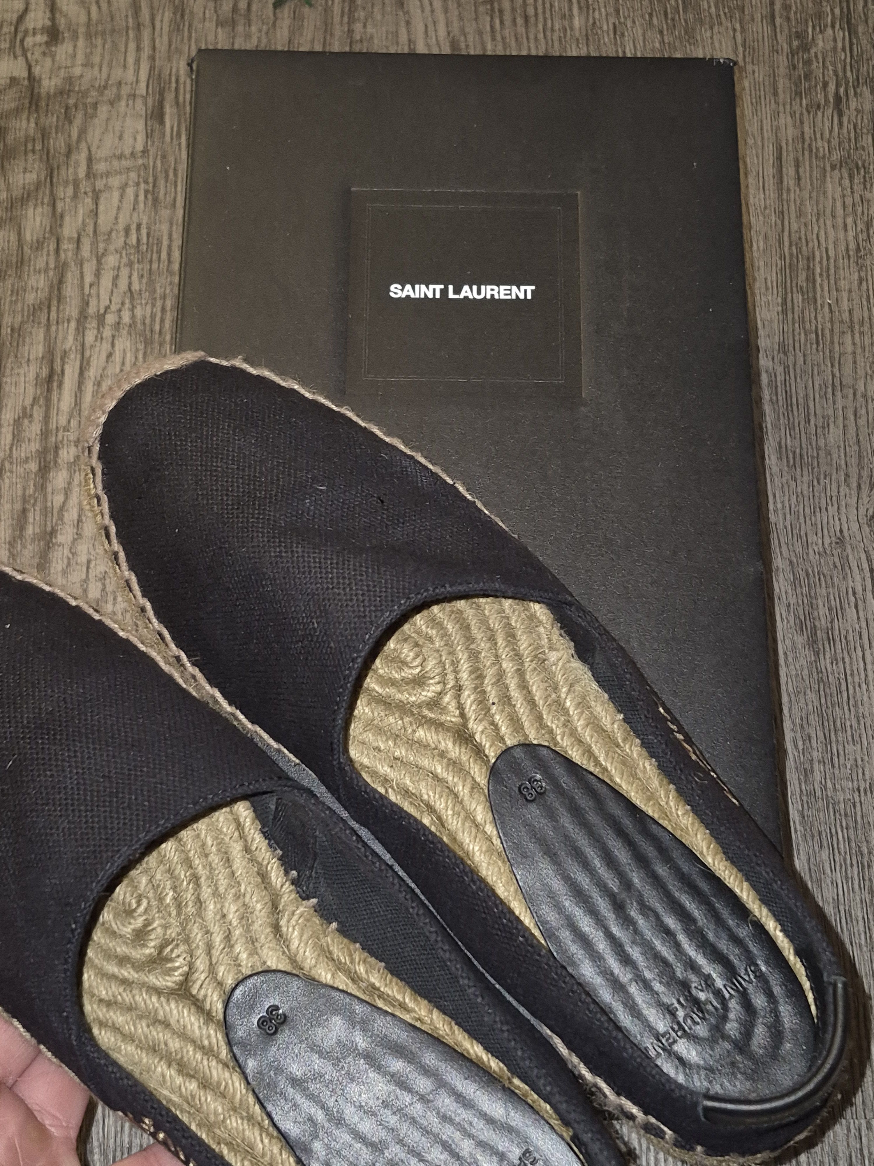 Yves Saint Laurent YSL ESPADRILLES Size US 8 / IT 38 - 5 Thumbnail