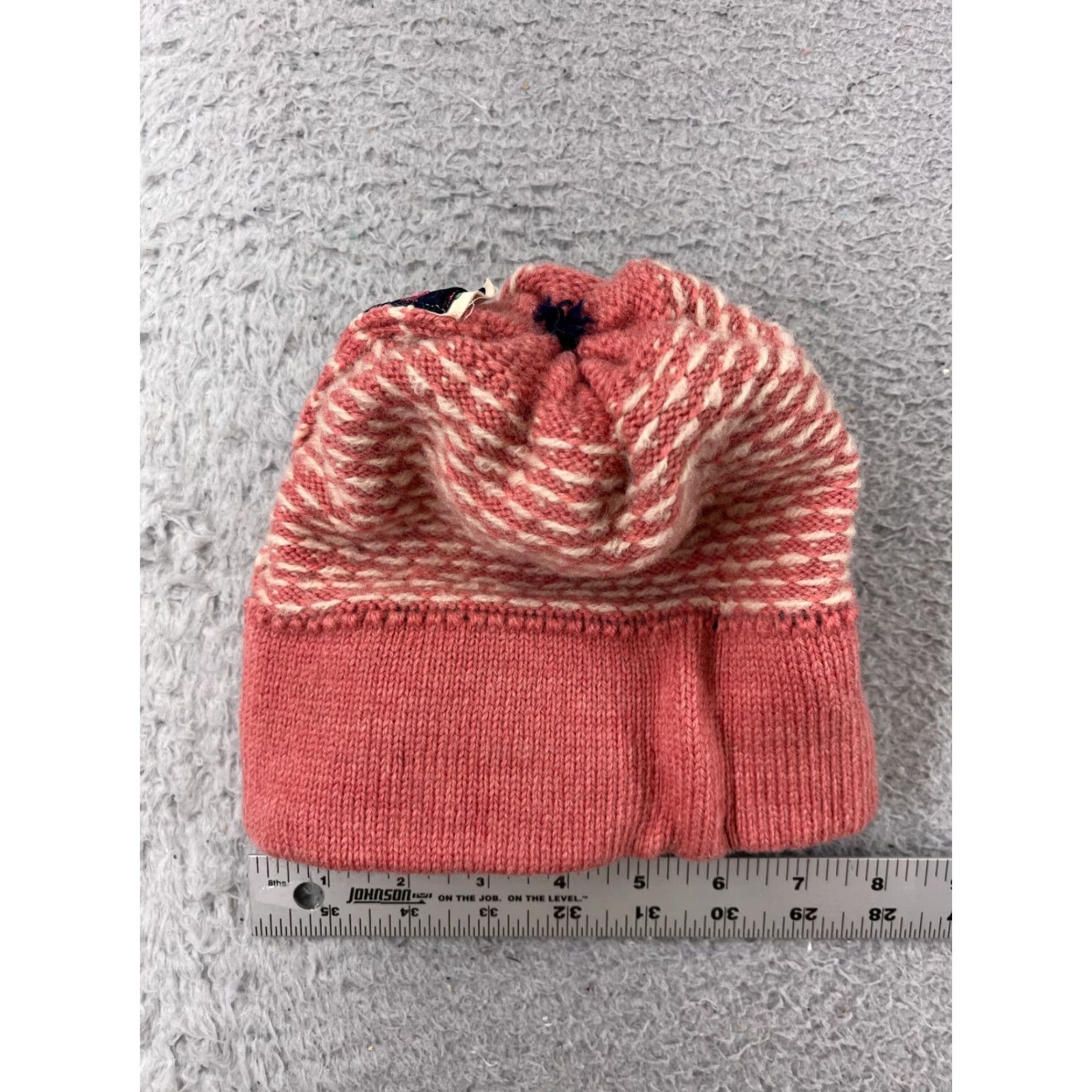 Pinko Green Mountain Knitters Beanie Pink Wool Hat Adult Women Size ONE SIZE - 6 Thumbnail
