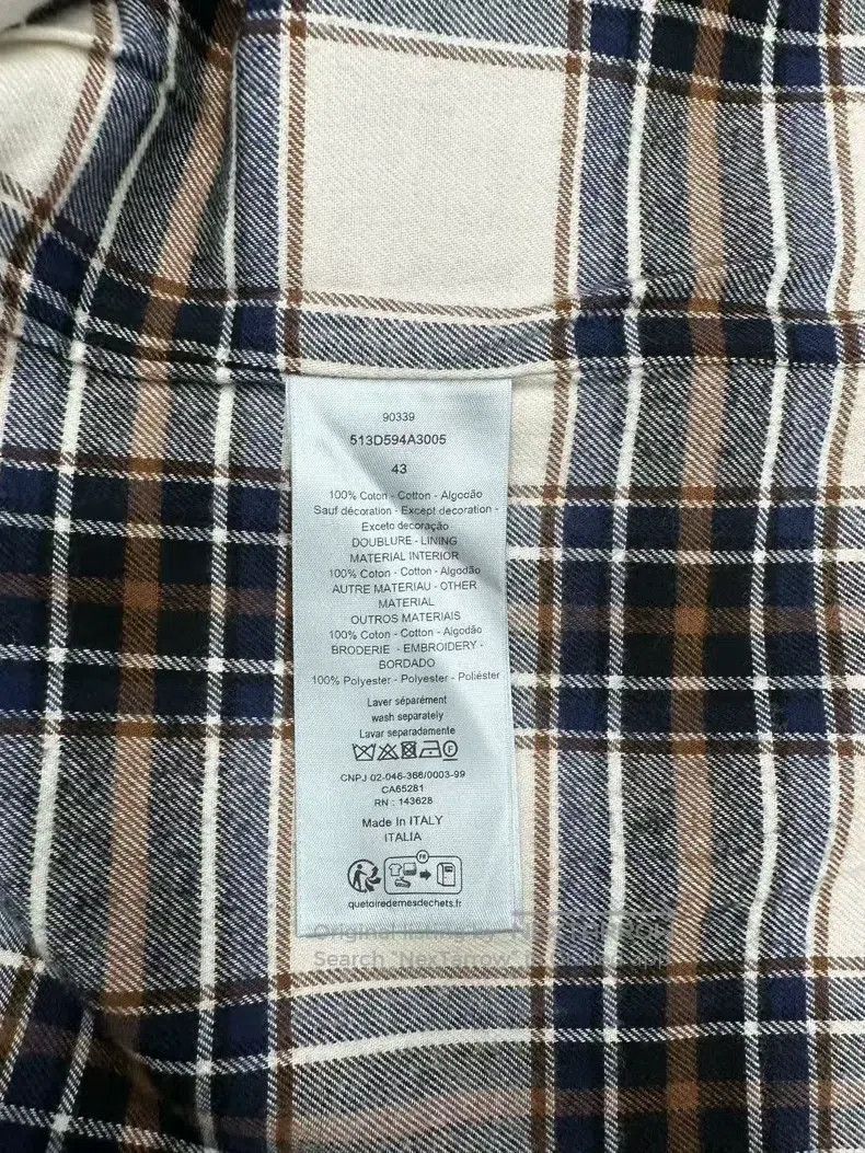 Dior Dior Size 43 Corduroy stitched denim slogan jacket Size US XS / EU 42 / 0 - 4 Thumbnail