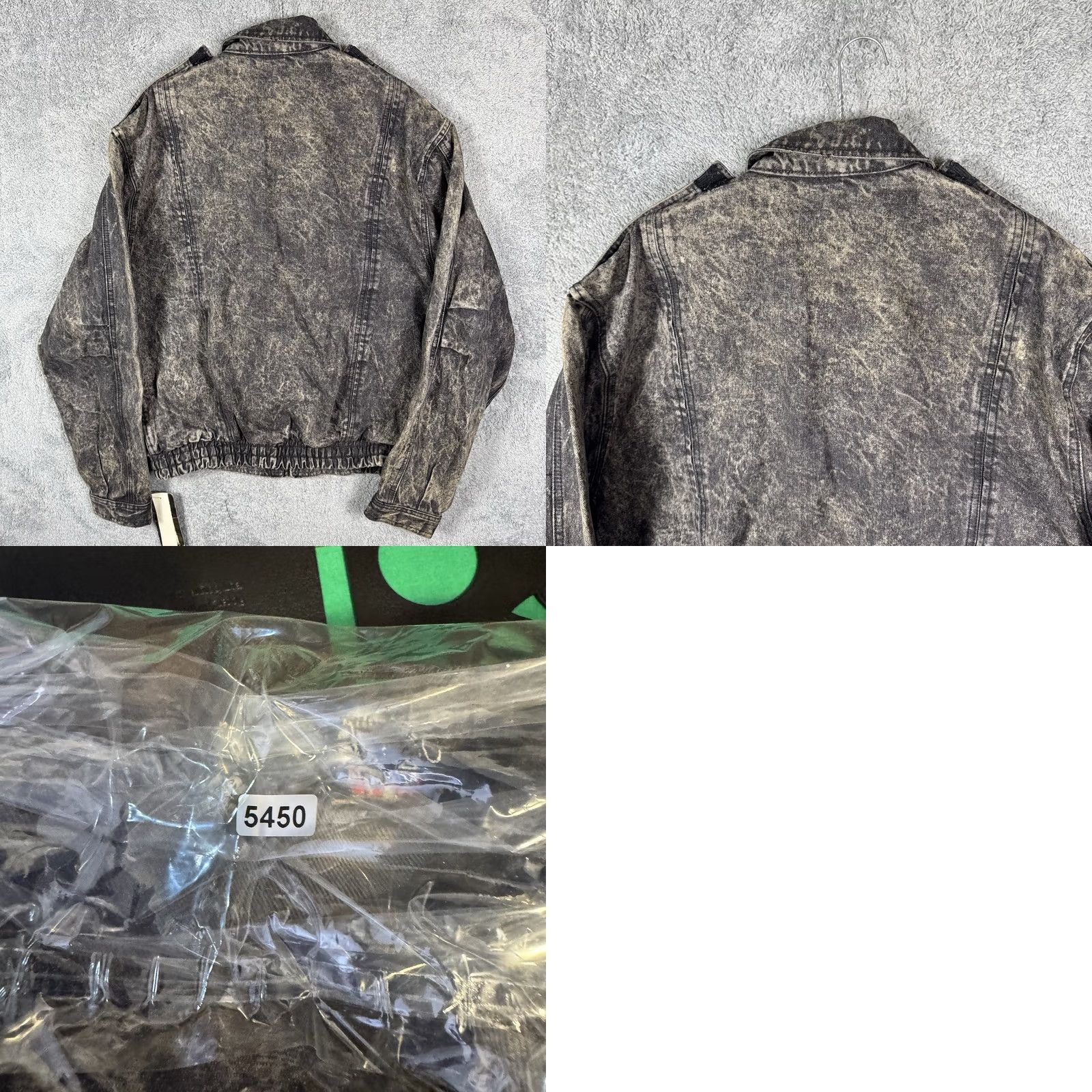 Lee VINTAGE Lee Denim Jacket Mens L Trucker Cargo Acid Wash Army Grateful Dead Jacket Size US L / EU 52-54 / 3 - 9 Thumbnail