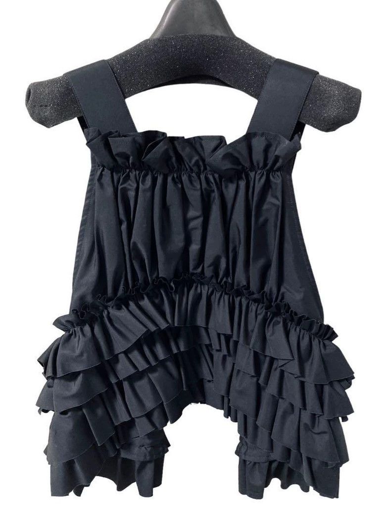 Comme des Garcons Comme Des Garcons Ninomiya Kei Black Pleated Vest Size XS / US 0-2 / IT 36-38 - 5 Thumbnail