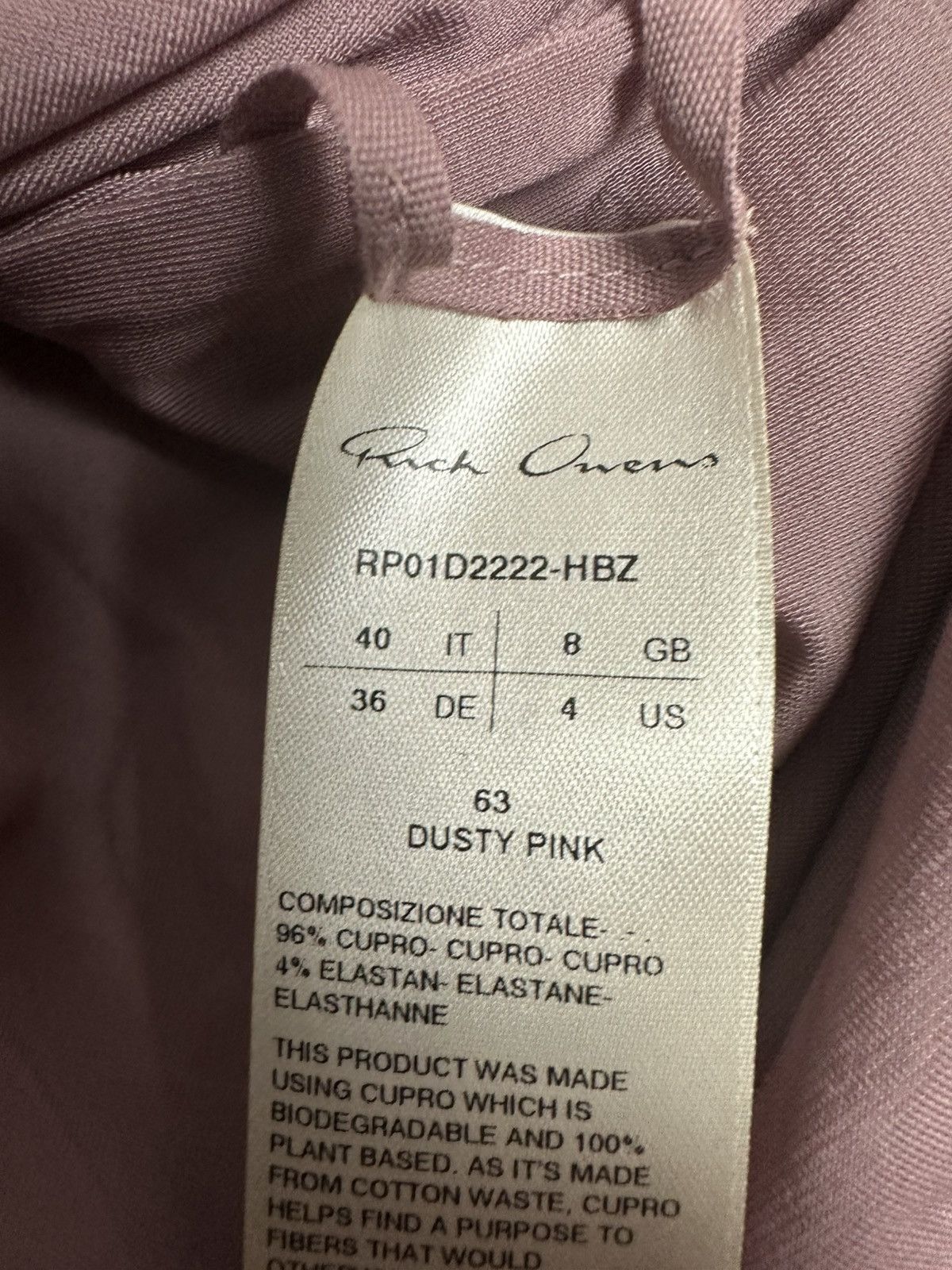 Rick Owens SS23 ‘EDFU’ Longsleeve Prong Top Size S / US 4 / IT 40 - 5 Thumbnail