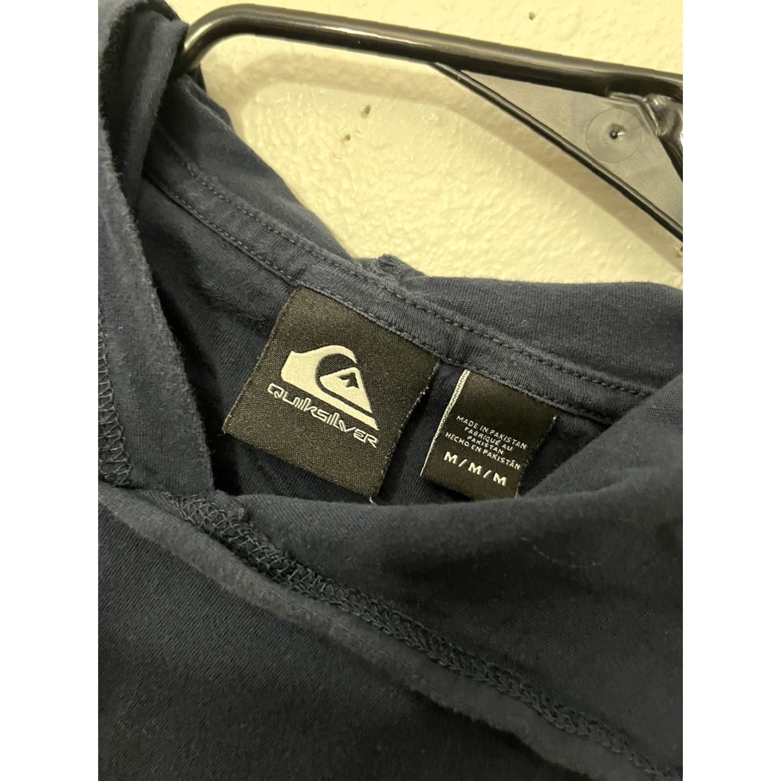 Quiksilver Quiksilver Pullover Sweater Mens Medium Navy Blue Lightweight Solid Long Sleeve Size US M / EU 48-50 / 2 - 3 Thumbnail