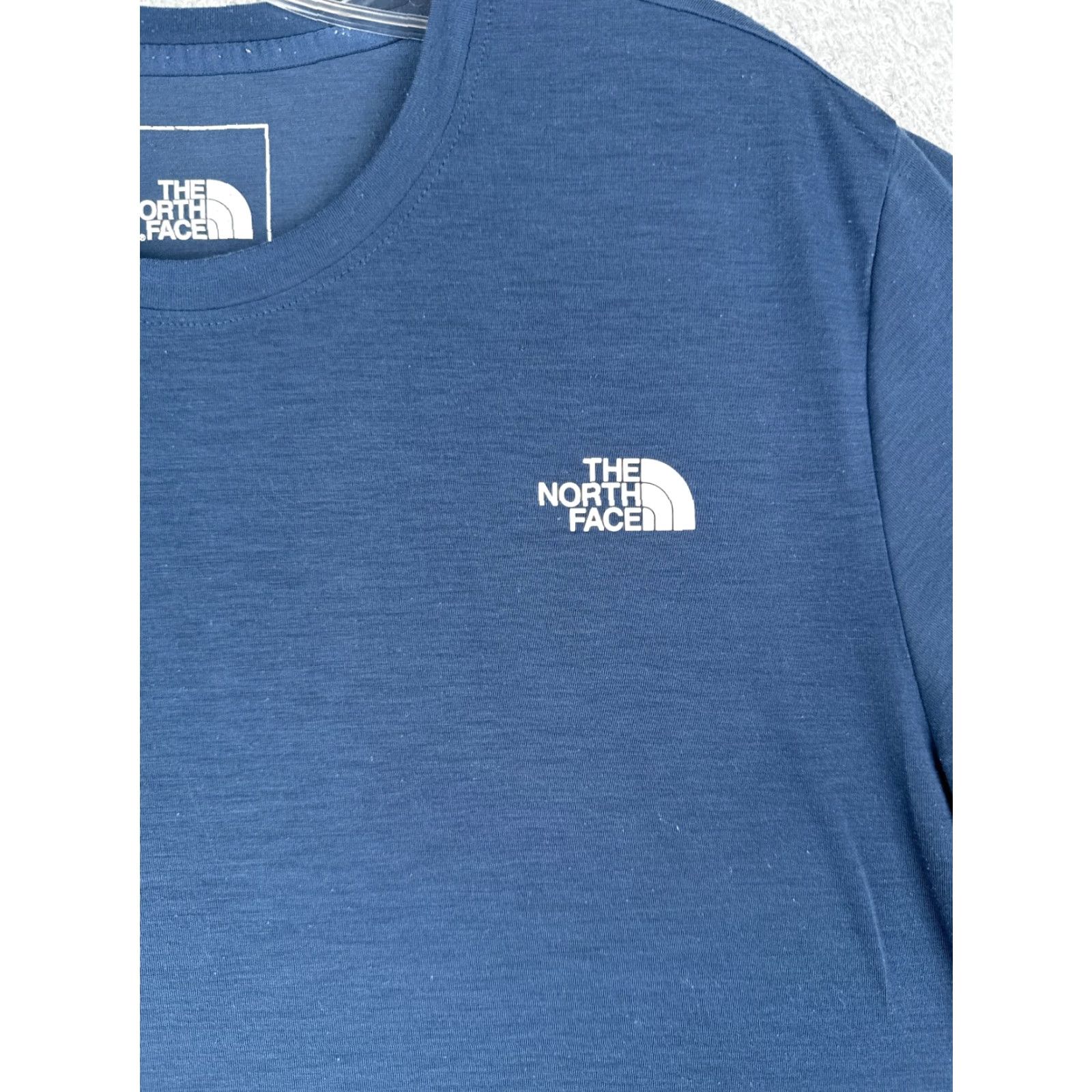 The North Face The North Face Men Shirt Small Petite Blue Short Sleeve Crew Poly Blend T-Shirt Regular Logo Jersey Polyester Blend Size US S / EU 44-46 / 1 - 6 Thumbnail