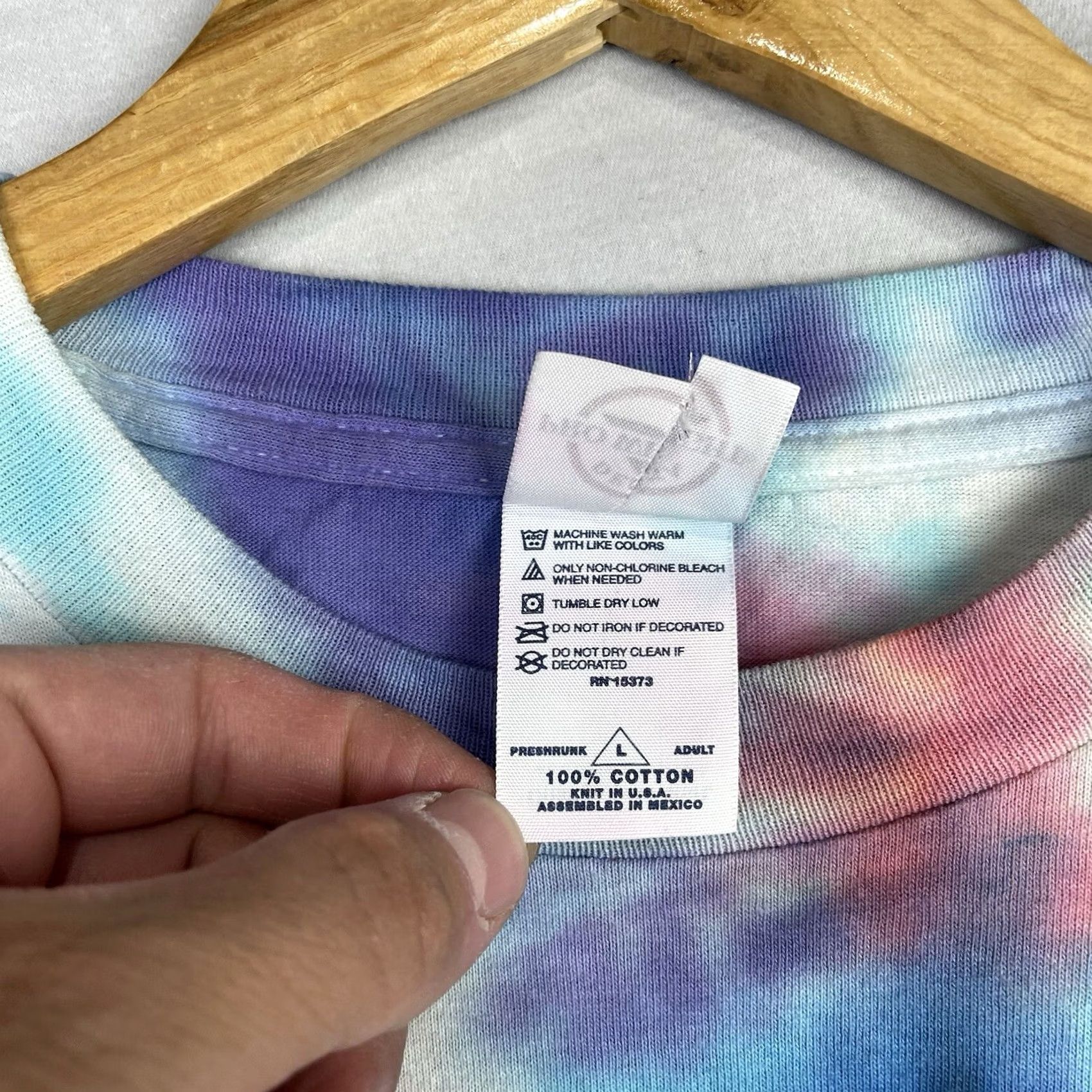 Delta VINTAGE Metallica Shirt Mens Large Summer Sanitarium Tour 2003 Tie Dye Band Tee Size US L / EU 52-54 / 3 - 6 Thumbnail