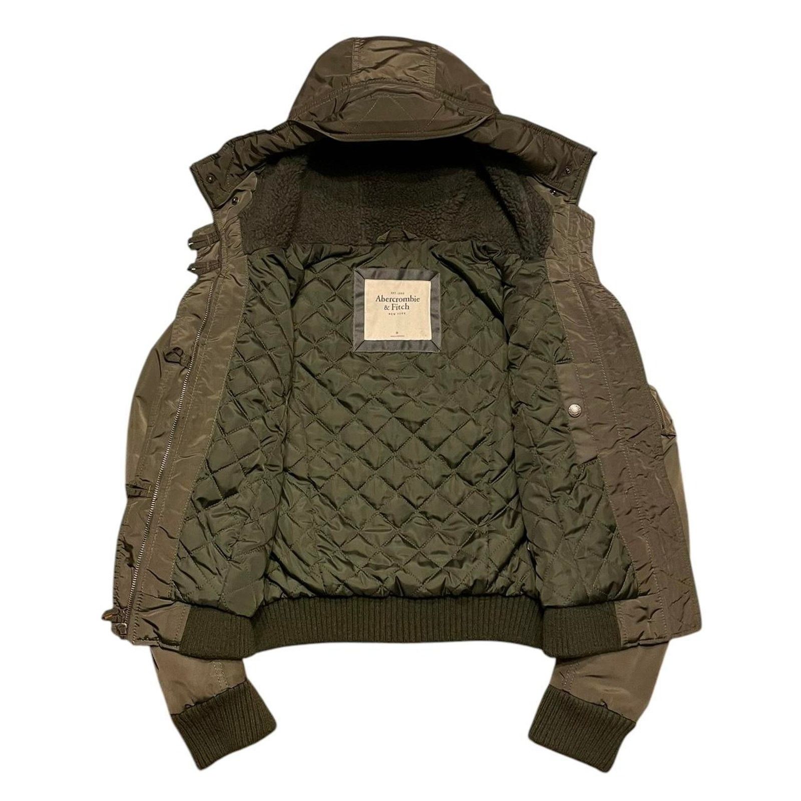 Abercrombie & Fitch VTG Y2K Abercrombie & Fitch green utility bomber jacket Size M / US 6-8 / IT 42-44 - 2 Thumbnail