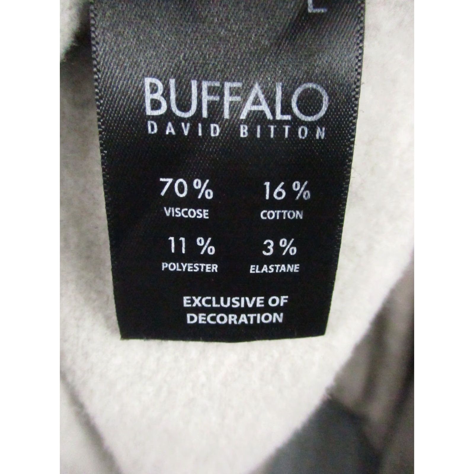 Buffalo David Bitton Buffalo David Bitton Hoodie Mens Large Gray Kangaroo Pocket Pullover Casual Soft Size US L / EU 52-54 / 3 - 6 Thumbnail
