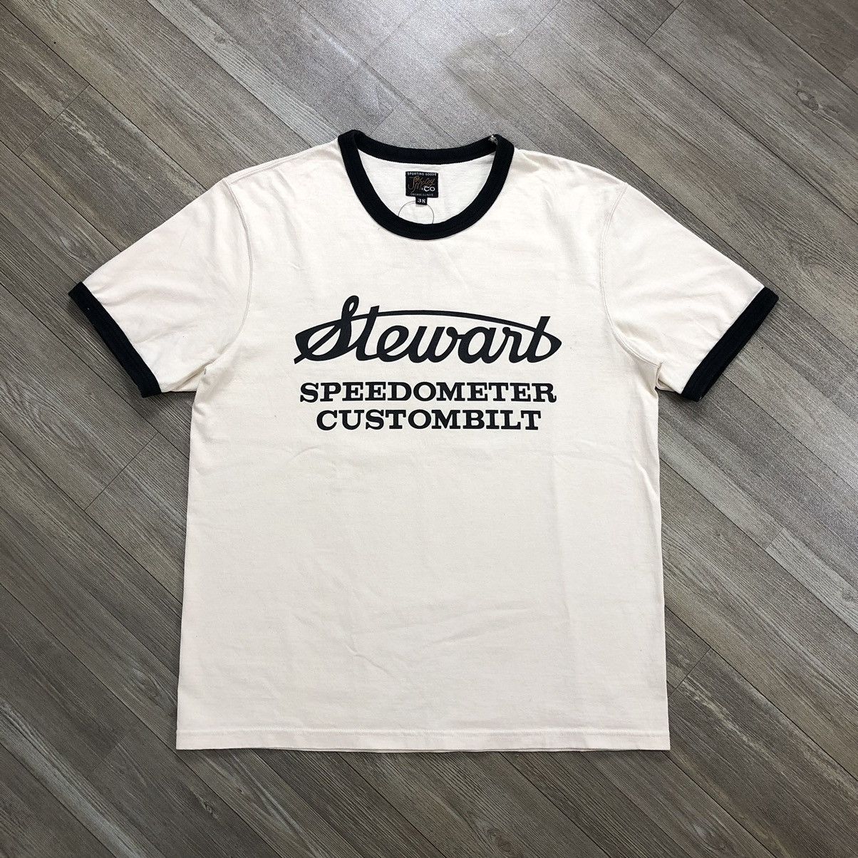 The Real McCoy's × Vintage Vintage The Real Mccoy's Stewart Spedometer Ringer Tee Size US M / EU 48-50 / 2 - 1 Thumbnail