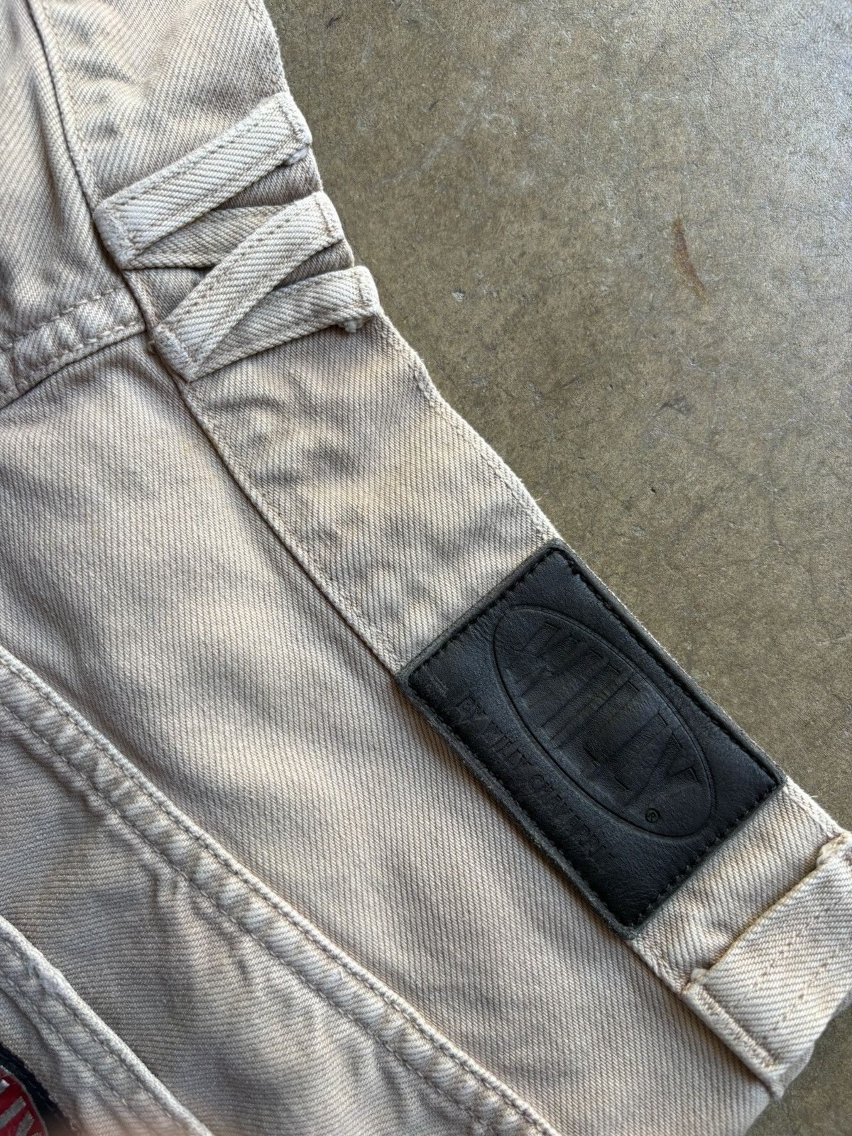 Willy Chavarria Willy Chavarria Wide Leg Carpenter Pants in Travertine - 34 Size US 34 / EU 50 - 8 Thumbnail