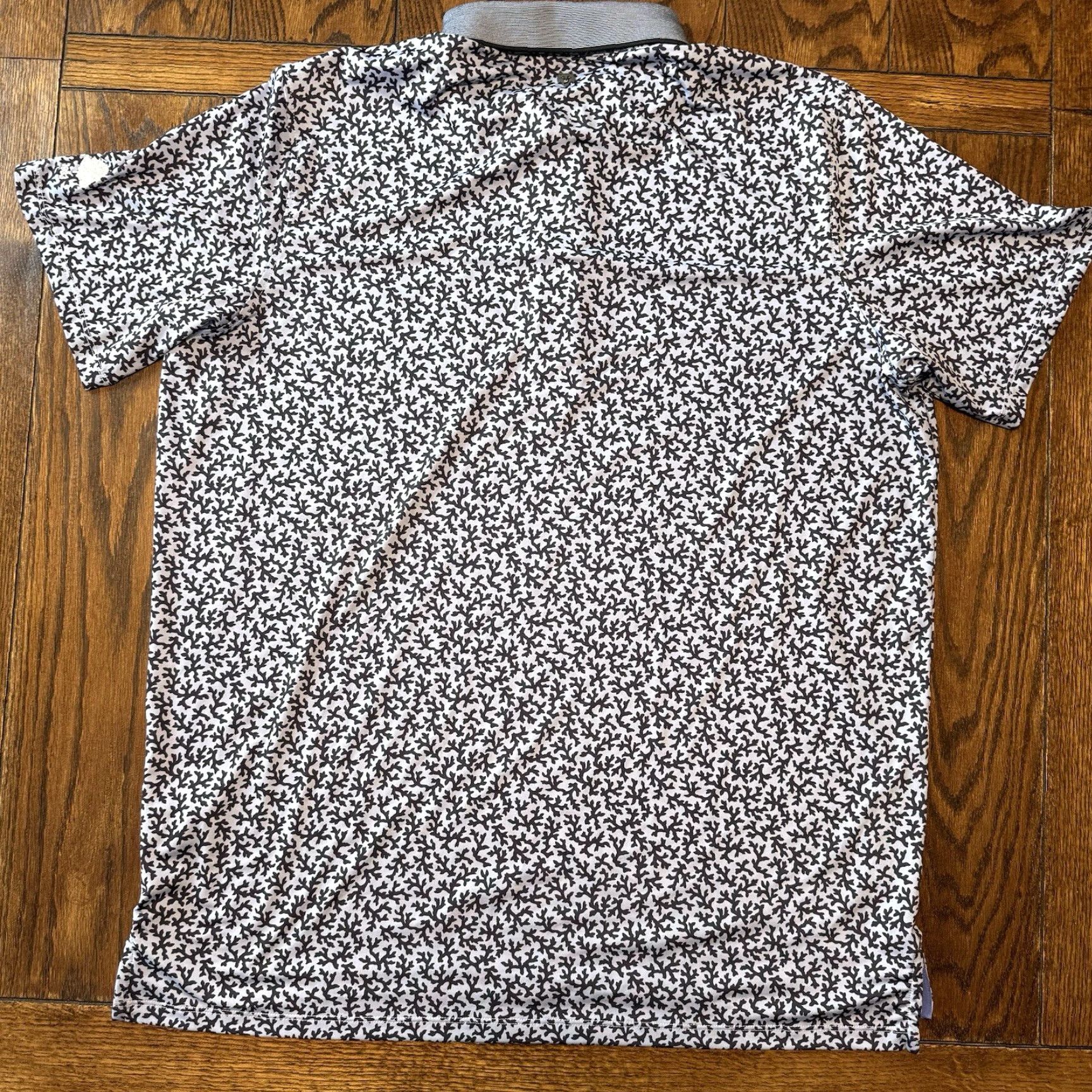 Vintage Greyson Golf Polo Shirt XL Blue All Over Print Stretch Wolf 1933 Logo Polo Men Adjustable Breathable Comfort Shirt Size US XL / EU 56 / 4 - 6 Thumbnail