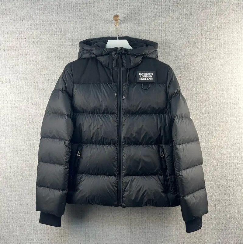 Burberry Burberry Black Logo Puffer Jacket for Men Size US L / EU 52-54 / 3 - 1 Thumbnail