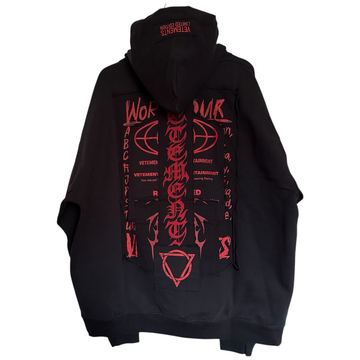 Vetements Vetements RUNWAY J’Adore Hardcore Hoodie Size US XL / EU 56 / 4 - 2 Thumbnail