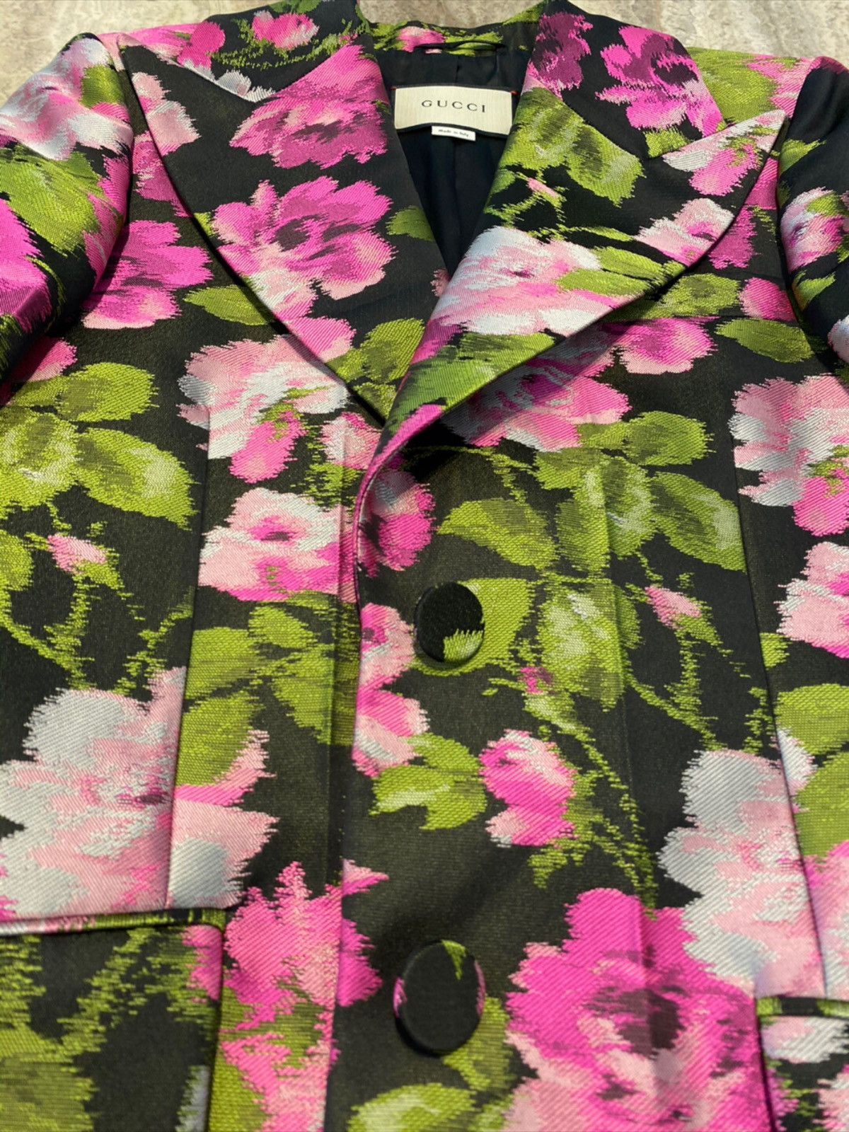 Gucci GUCCI RUNWAY FLORAL PRINT JACKET SUIT Size S / US 4 / IT 40 - 7 Thumbnail