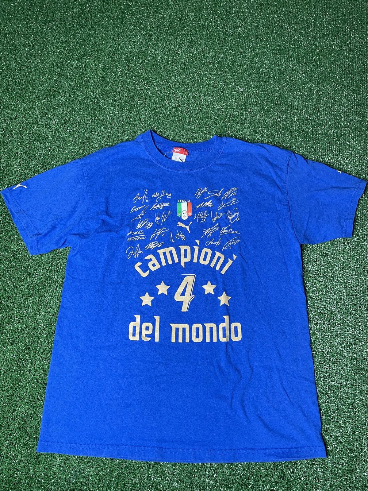 Puma Puma “2006 World Cup Champs” Italy Tee Size US L / EU 52-54 / 3 - 1 Thumbnail