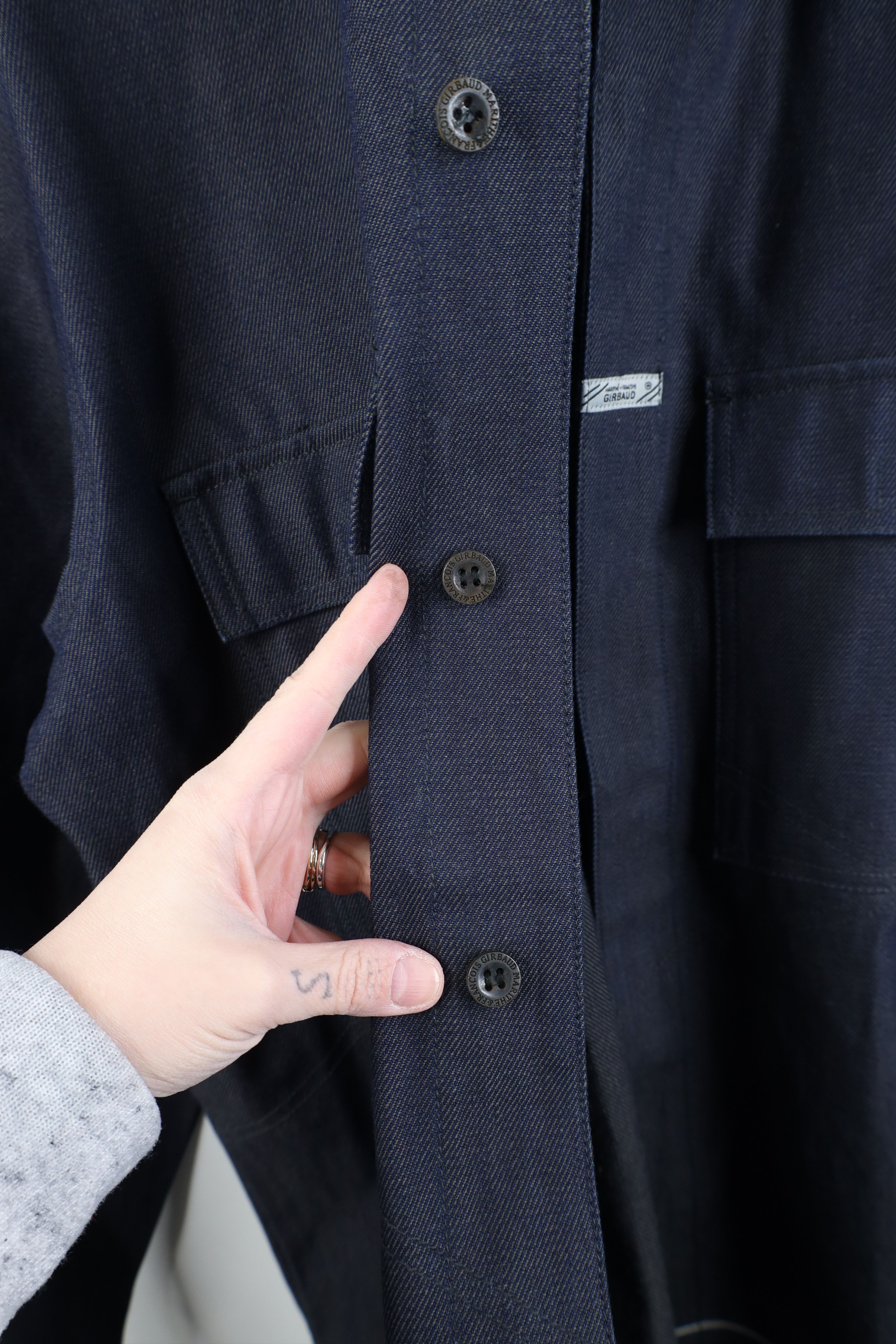 Marithe + Francois Girbaud Deadstock Vintage 90s Marithe Francois Girbaud Collar Jacket Size US M / EU 48-50 / 2 - 11 Thumbnail