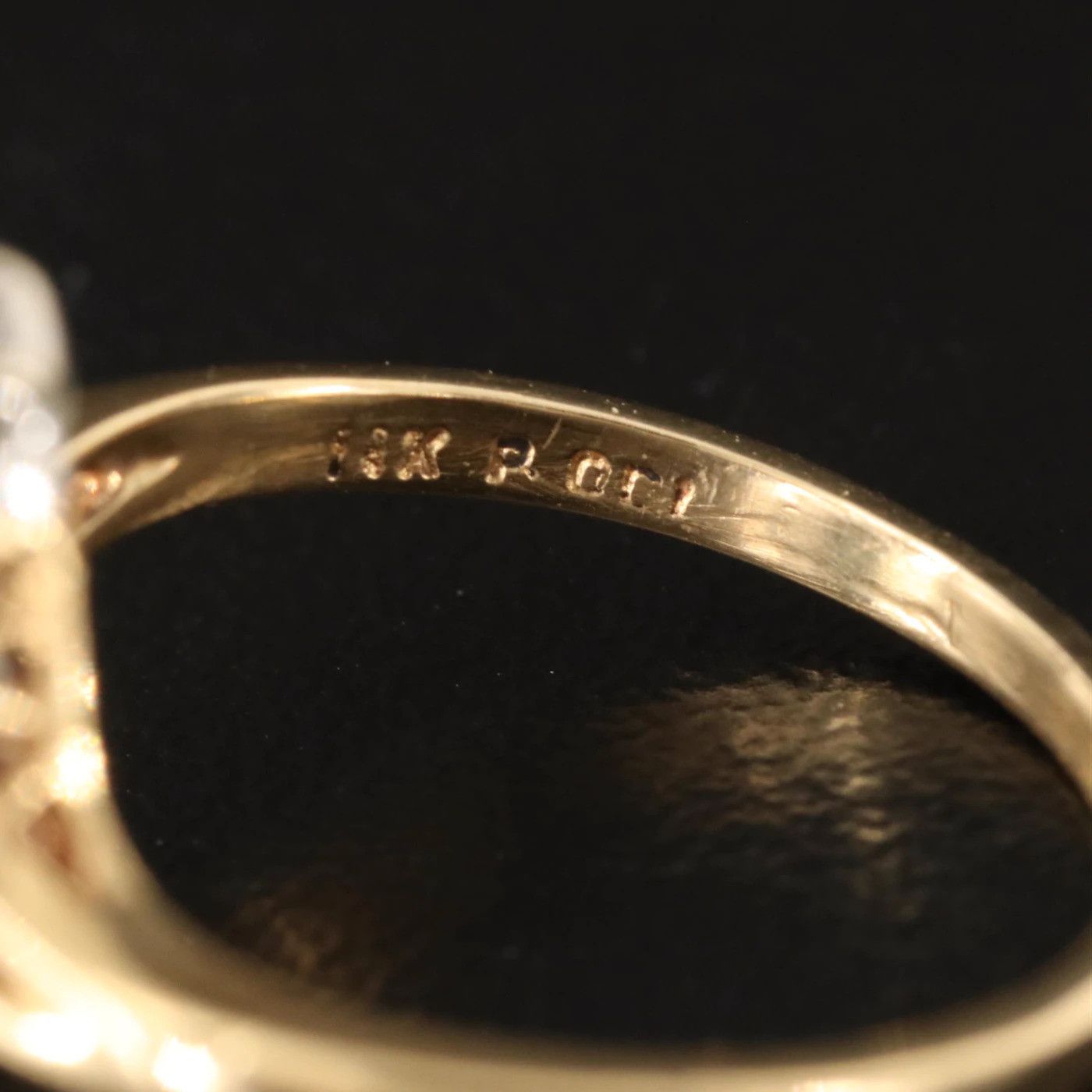 Other 14k Vintage .12 ctw Diamond and Sapphire Bypass Ring Size ONE SIZE - 6 Thumbnail
