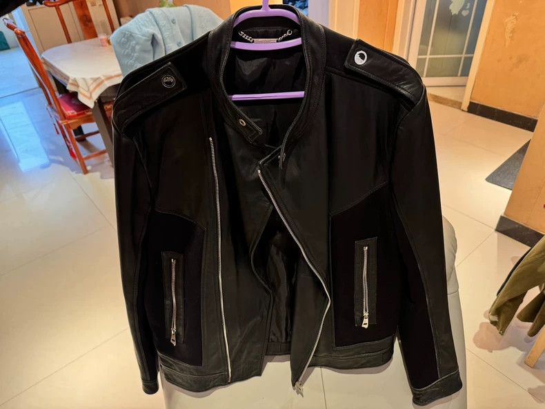 Versace Versace Stitched leather jacket Size US M / EU 48-50 / 2 - 8 Thumbnail