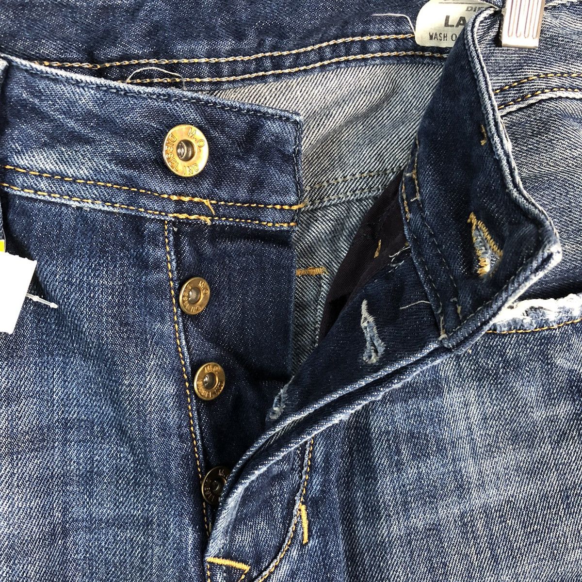 Diesel DLL Diesel Larkee Blue Distressed Denim Pants #C082 Size US 30 / EU 46 - 11 Thumbnail