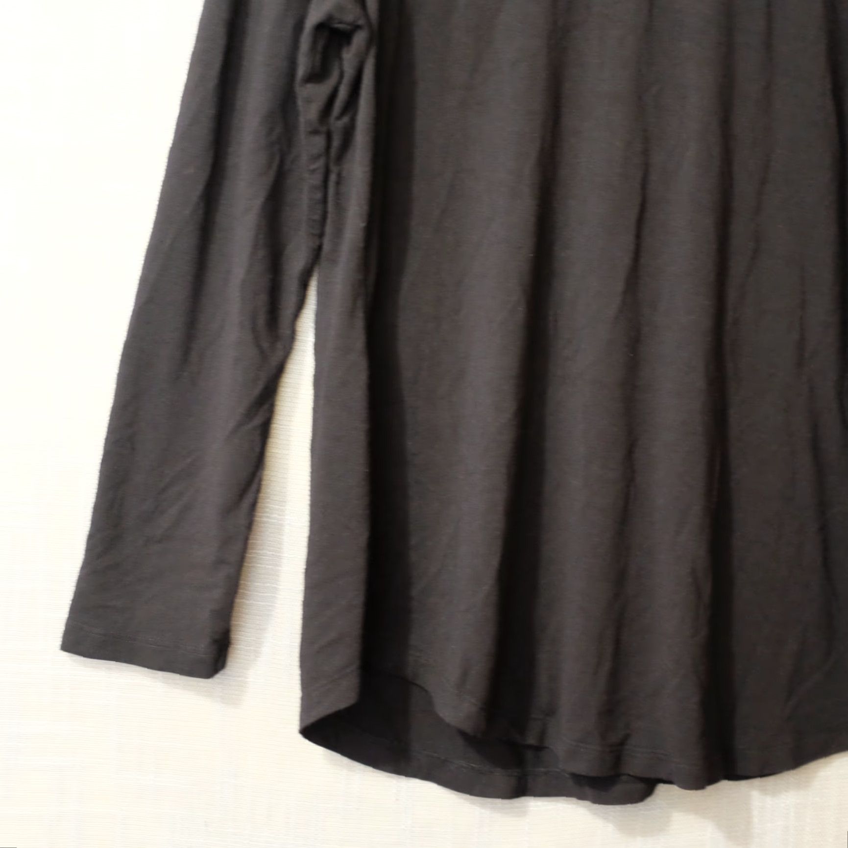 JM Collection JM Collection Black Turtle Neck Top Lightweight Super Soft Women's M Shirt Knit Crew Neck Long Sleeve Casual Sleeve Regular Fit - 27" Length Size M / US 6-8 / IT 42-44 - 3 Thumbnail
