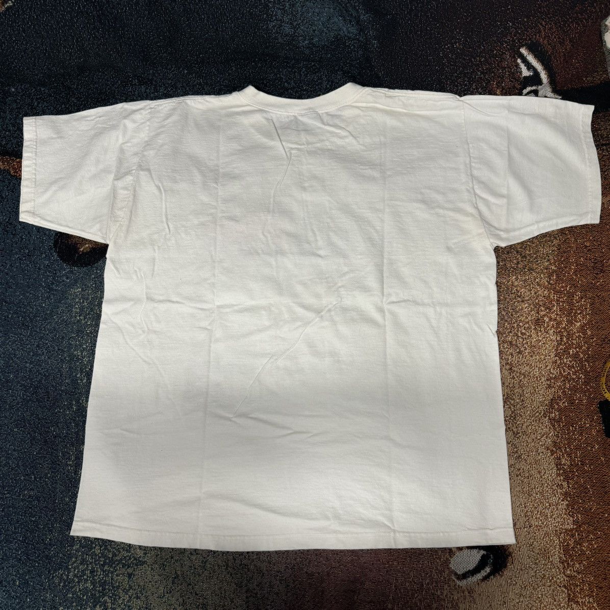 Vintage VINTAGE NY YANKEES VS. NY METS 2000 WORLD SERIES TEE WHITE Size US XL / EU 56 / 4 - 2 Thumbnail