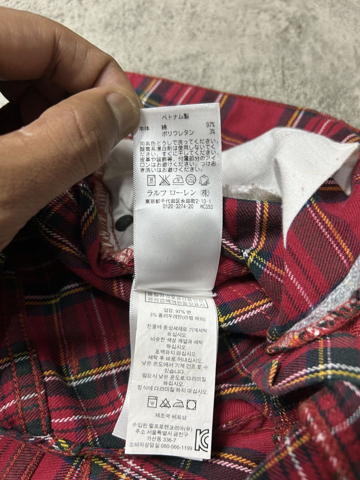 Denim & Supply Ralph Lauren Vintage Denim & Suplay Ralph Lauren Plaid Tartan Pants Size US 26 / EU 42 - 8 Thumbnail