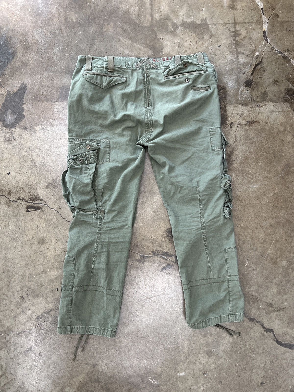 Polo Ralph Lauren Vintage Polo Ralph Lauren Army Work Double Knee Cargo 35 Size US 35 - 5 Thumbnail