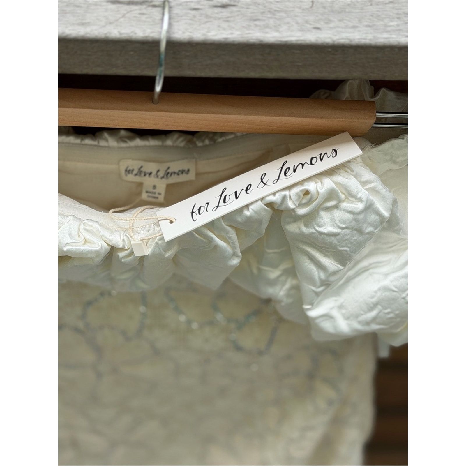 For Love & Lemons For Love & Lemons Snowflake Daisy Mini Dress NWT Size S / US 4 / IT 40 - 5 Thumbnail