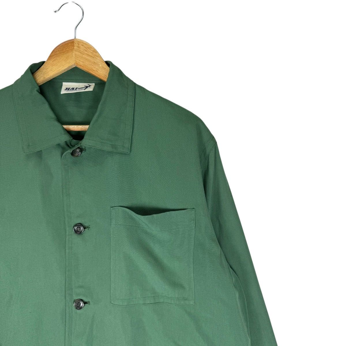 Hai Sporting Gear × Issey Miyake × Japanese Brand ☀️HAI SPORTING GEAR IS BUTTON WORKWEAR JACKET Size US M / EU 48-50 / 2 - 4 Thumbnail