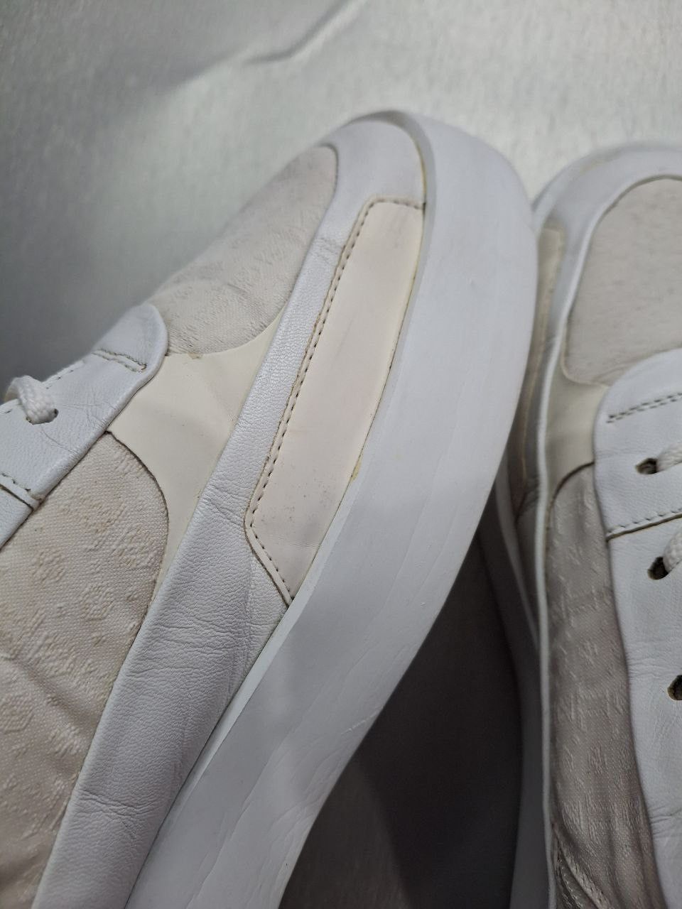 Handmade Leandro Lopes Mid Top Handmade Leather Sneakers Size US 11.5 / EU 44-45 - 13 Thumbnail