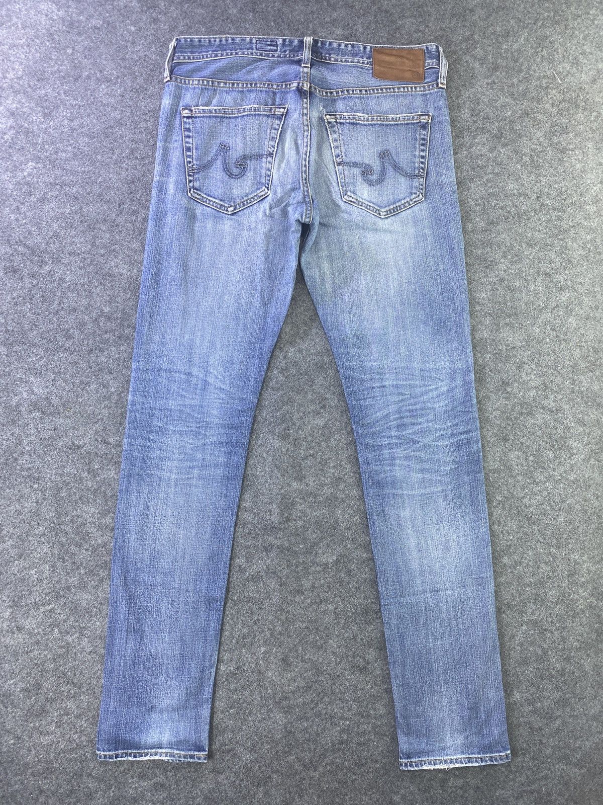 AG Adriano Goldschmied × Japanese Brand AG Adriano Goldschmied Blue Wash Denim - J941 Size 32" / US 10 / IT 46 - 3 Thumbnail