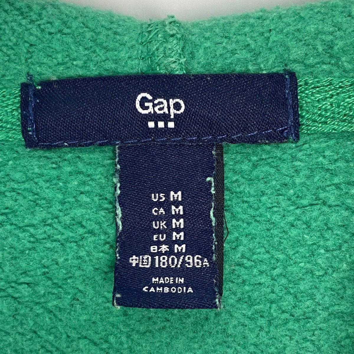 Other Vintage Gap Hoodie Big Logo Sweater Green Pullover Size M Size US M / EU 48-50 / 2 - 5 Thumbnail
