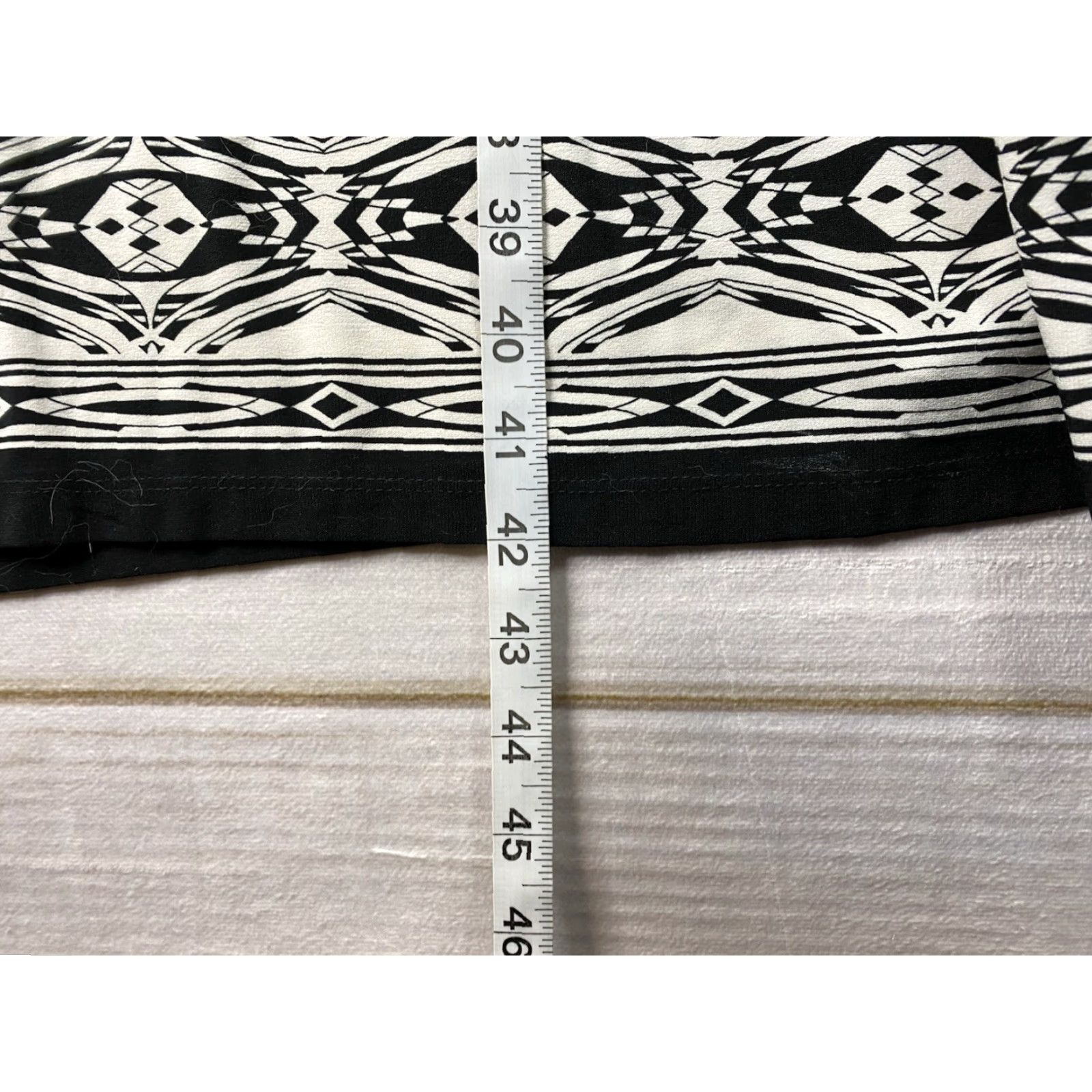 Vintage VOLT Voir Voir Dress 18 Black Floral Boat Neck 3/4 Sleeve Stretch Liquid Knit Midi Dress Womens Size XXL / US 16-18 / IT 52-54 - 6 Thumbnail