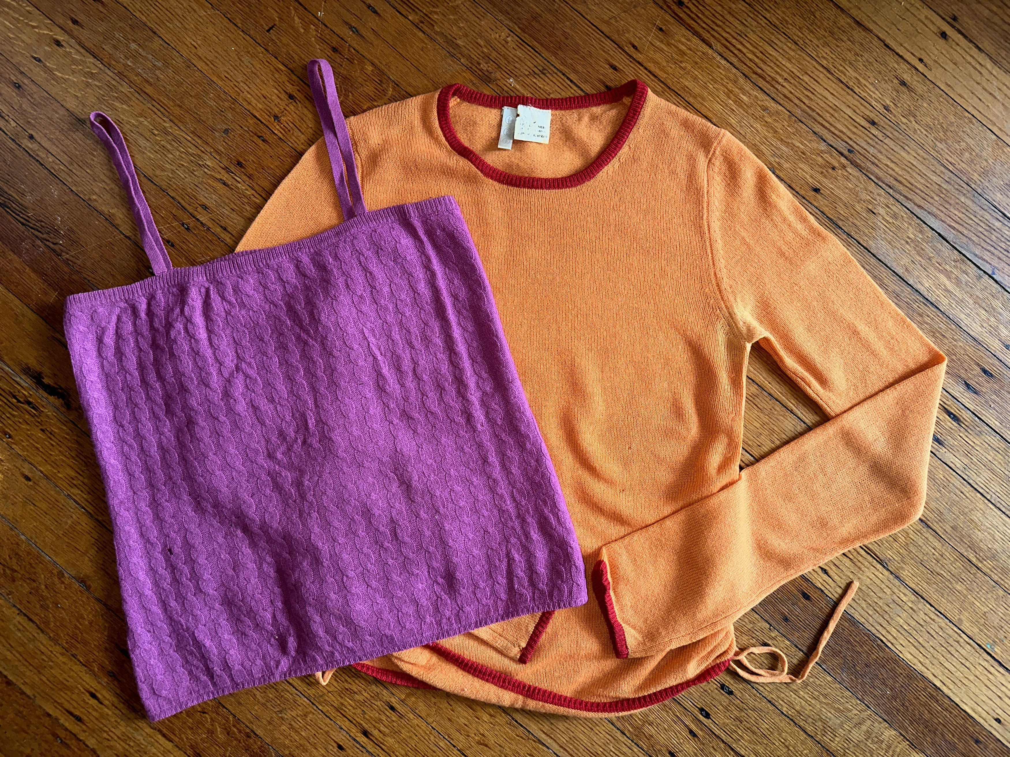 Other Two Vintage cashmere tops by 1990s fashion boutique FGL Size S / US 4 / IT 40 - 1 Thumbnail