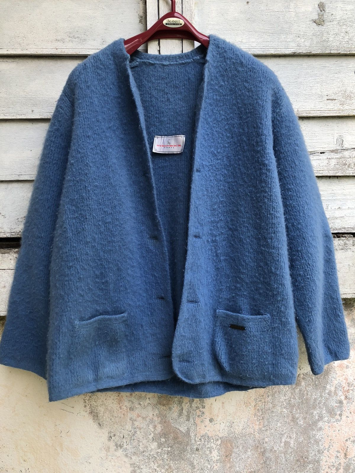 Vintage Vintage Steinbock Mohair None Button Cardigan Size US S / EU 44-46 / 1 - 2 Thumbnail