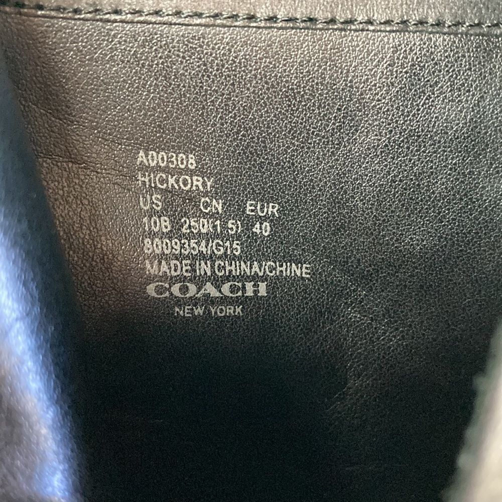 Coach Coach Hickory Black Leather Boot 10 / 40 EU Size US 10 / IT 40 - 6 Thumbnail