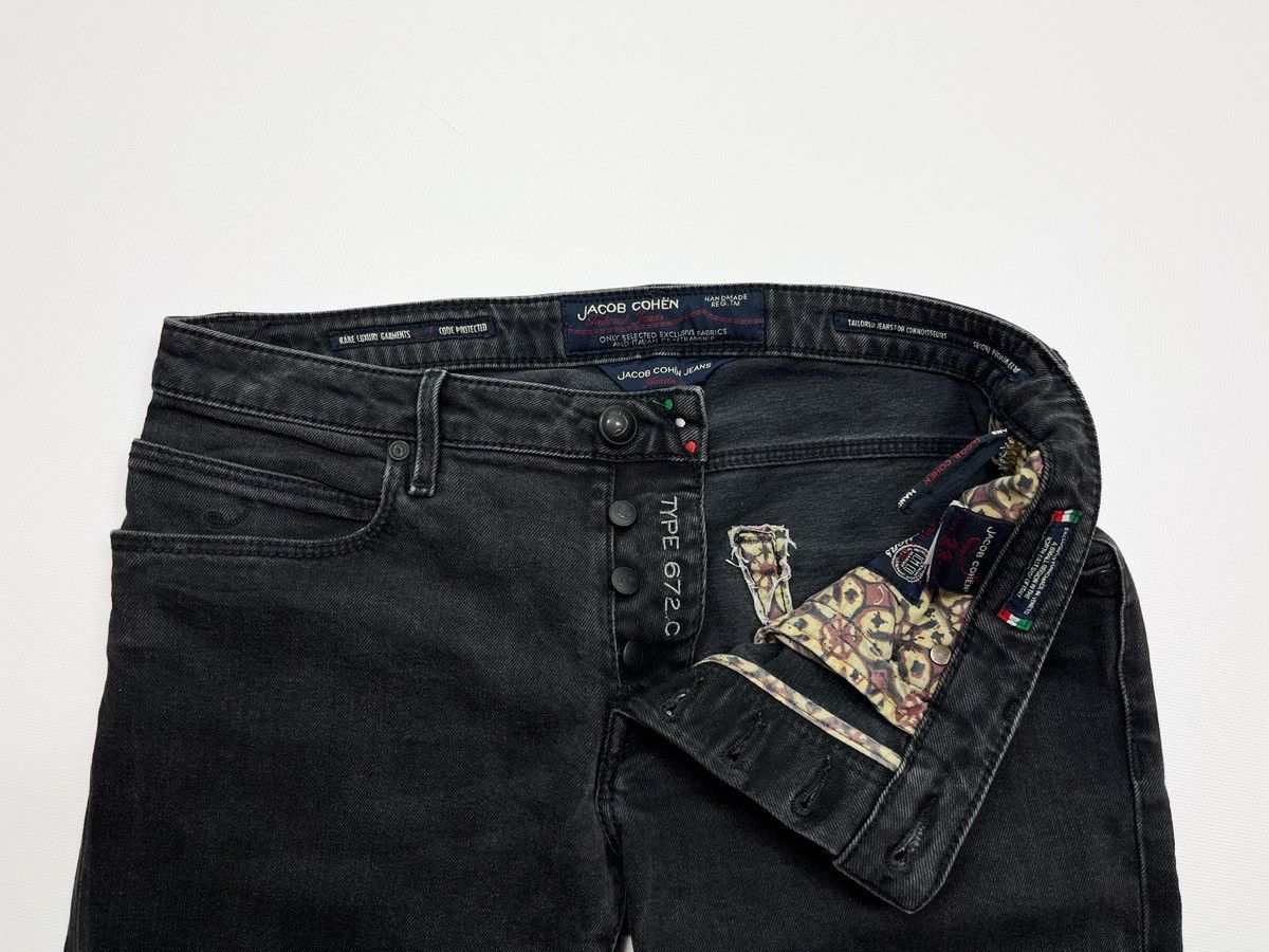 Jacob Cohen Jacob Cohen Type 672 C Comfort Jeans Black Denim Size 33 Size US 33 - 8 Thumbnail