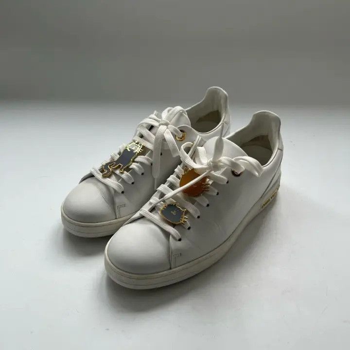 Louis Vuitton Louis Vuitton Cat Illustration White Sneakers -2508 Size US 6 / IT 36 - 1 Thumbnail