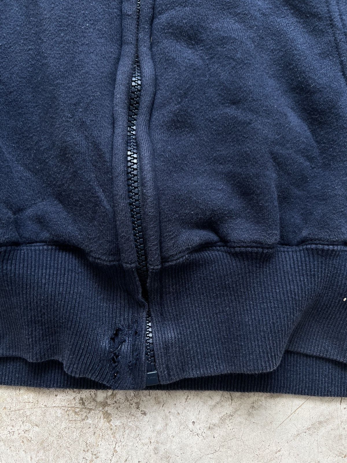 Vintage Patchwork Chrome Hearts Logo Cropped Hoodie Zip Up Size US S / EU 44-46 / 1 - 8 Thumbnail