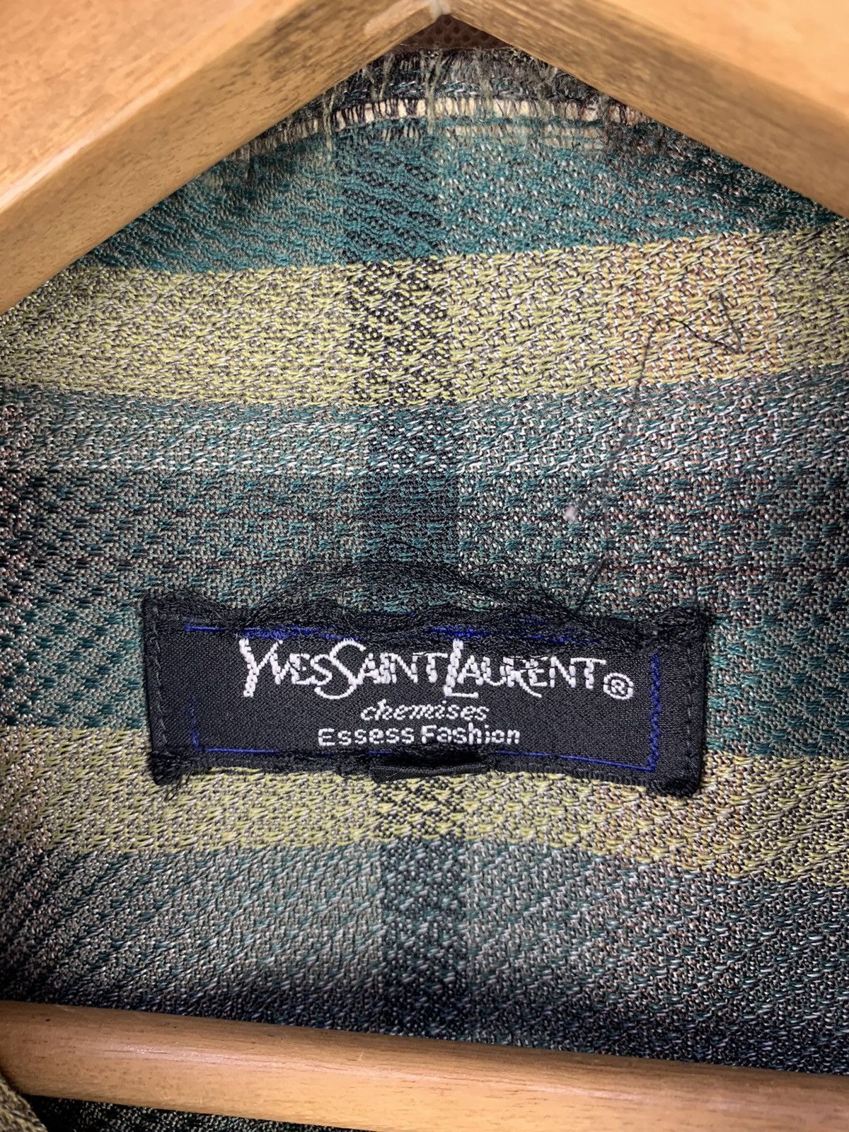 Yves Saint Laurent Steals! Vintage YSL Chemises Distressed Button Ups Shirt Size US M / EU 48-50 / 2 - 5 Thumbnail