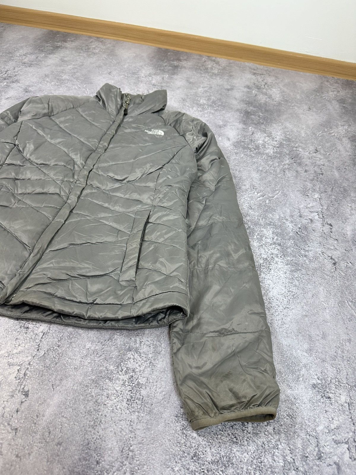 The North Face × Vintage Vintage The North Face 550 Down Nuptse Y2K Puffer Jacket Size S / US 4 / IT 40 - 5 Thumbnail