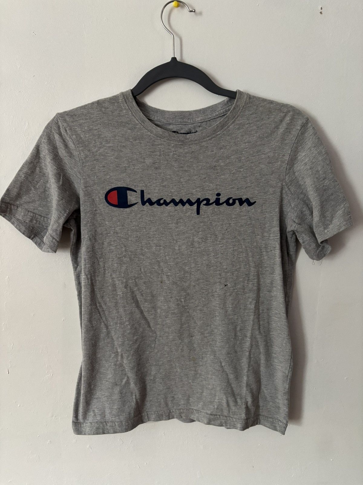 Champion Champion Grey Logo T-Shirt Size US XS / EU 42 / 0 - 1 Thumbnail