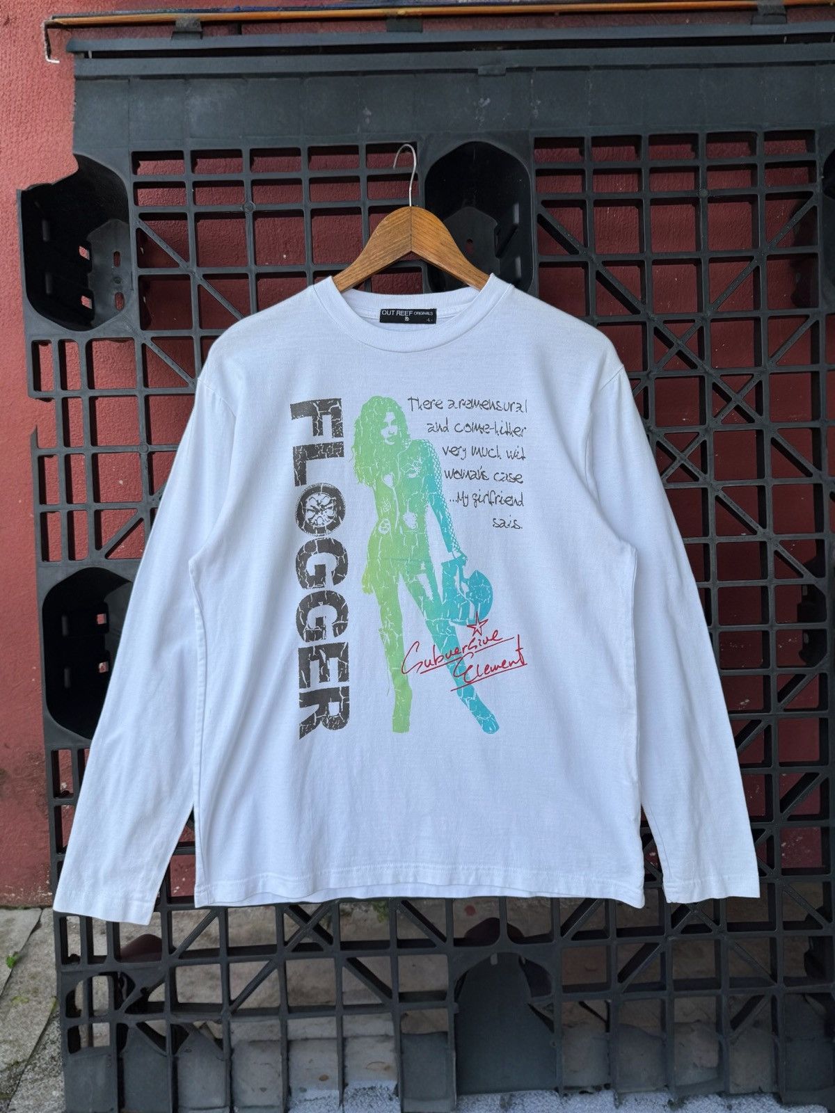 Hysteric Glamour Out REEF Original Potrait Girl Y2K Submersive Element Size US L / EU 52-54 / 3 - 1 Thumbnail