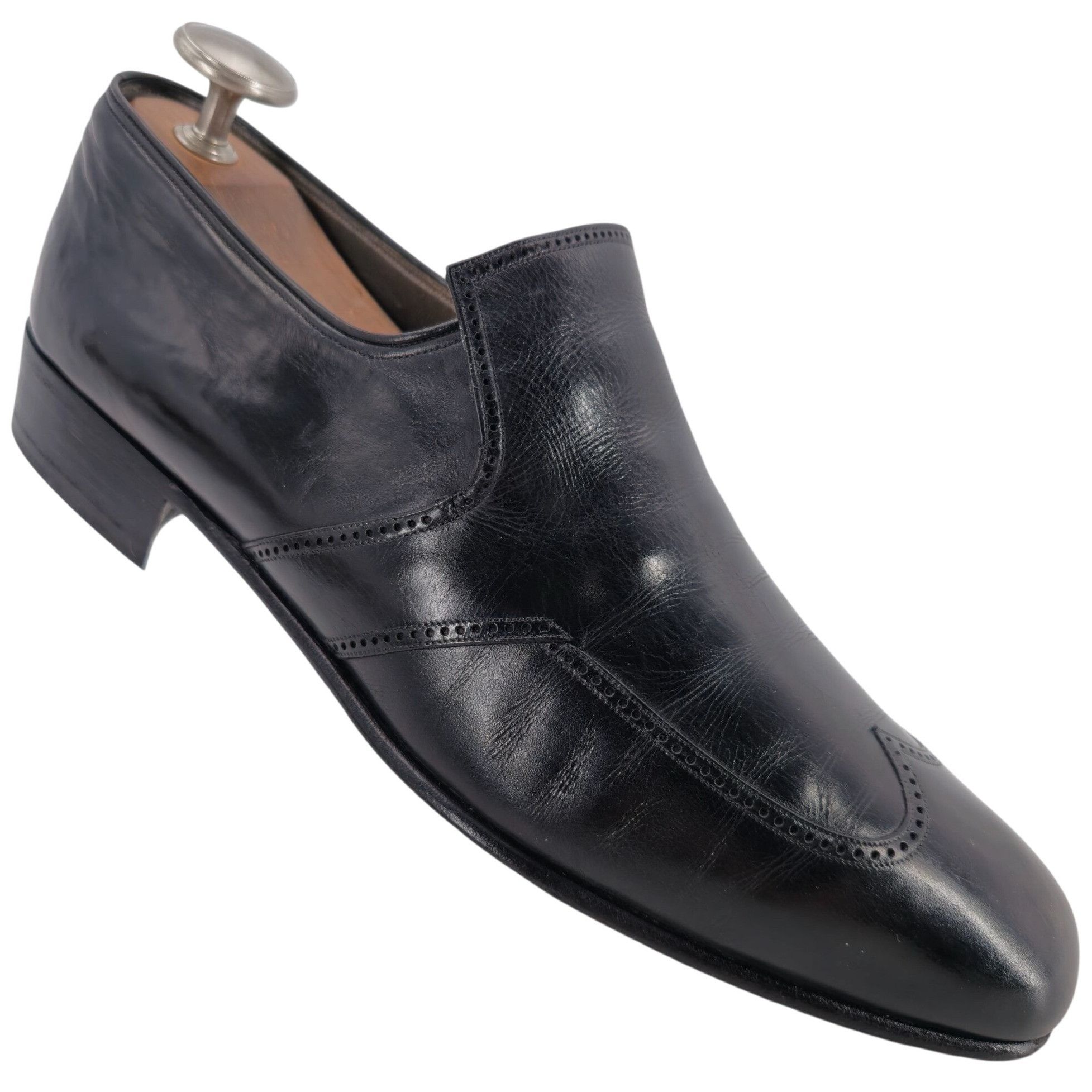 Other Vintage Barletta Handmade Italian Dress Shoes Men size 10.5C Size US 10.5 / EU 43-44 - 1 Thumbnail