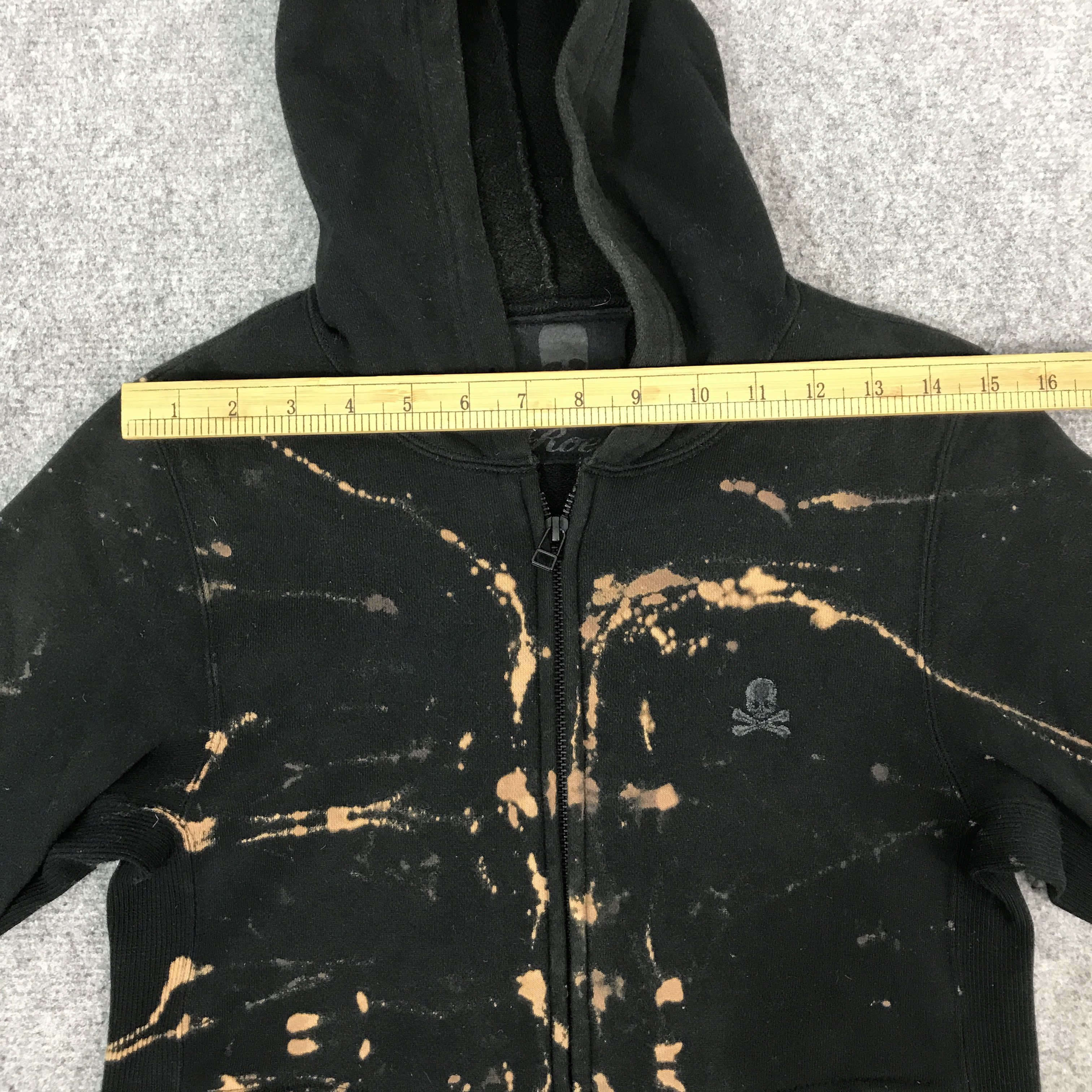 Roen gothic style roen Japan Acid Wash style skull hoodies jacket Size US XS / EU 42 / 0 - 6 Thumbnail