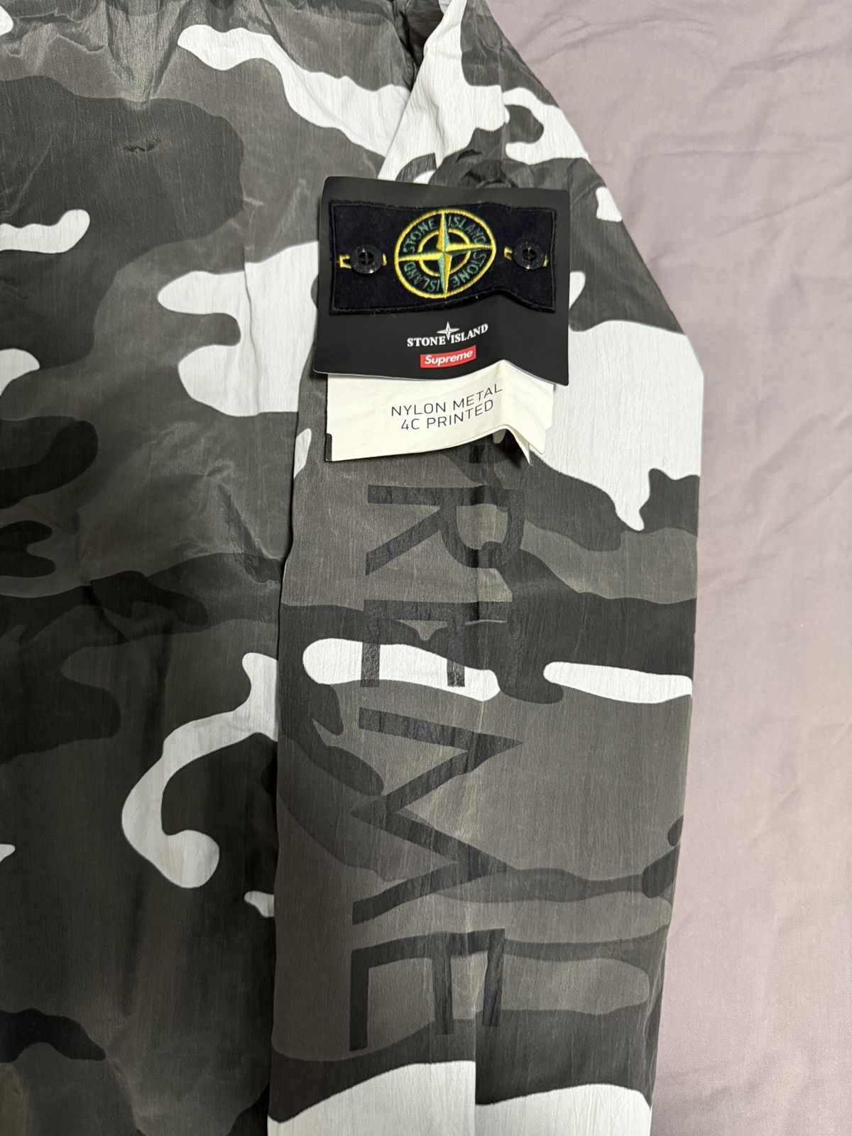 Stone Island × Supreme Supreme stone island fw16 snow camo nylon track jacket Size US S / EU 44-46 / 1 - 2 Thumbnail